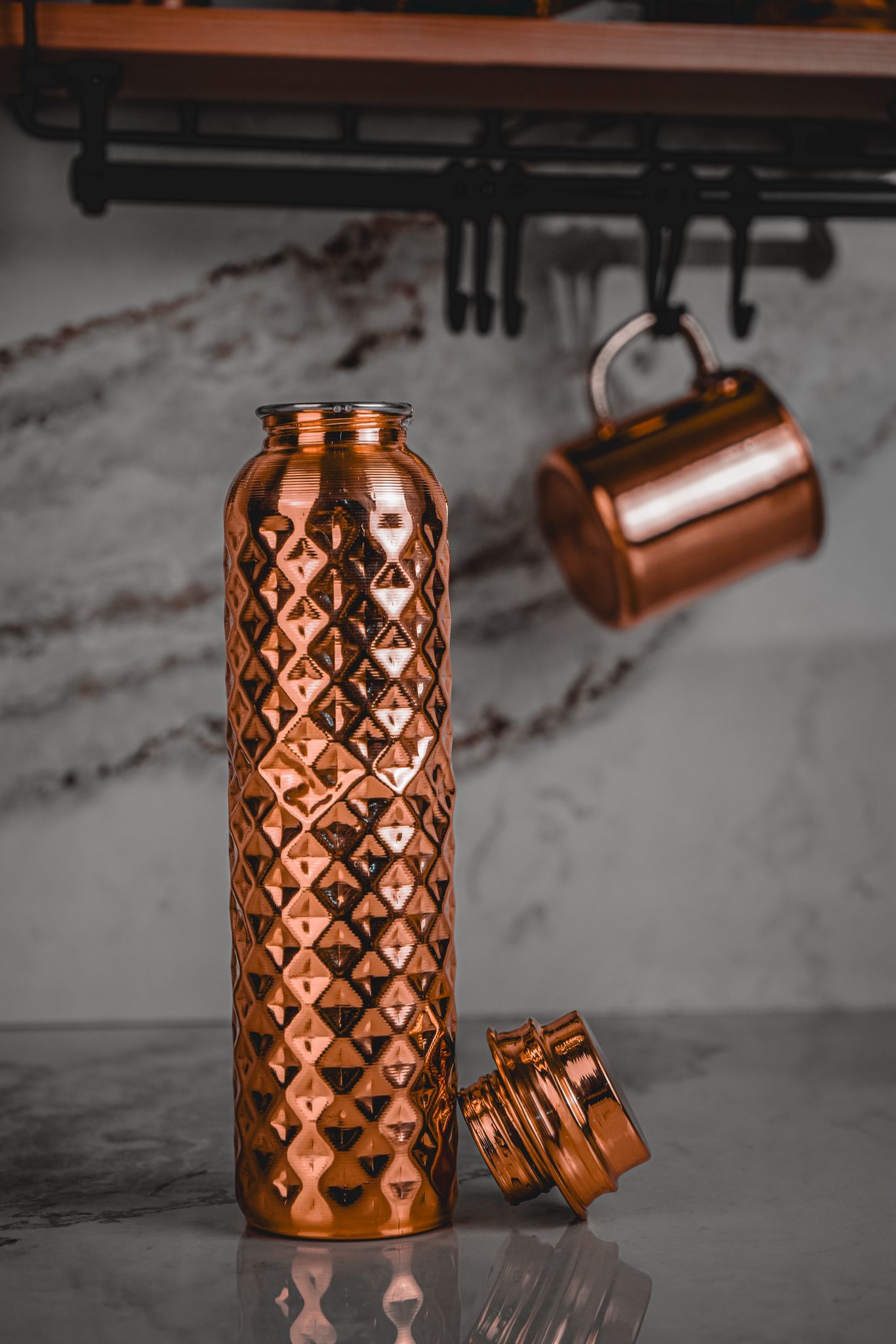 AS EL BAKIR ELİSAM MATARA KALAYLI 700 ml  KIRMIZI