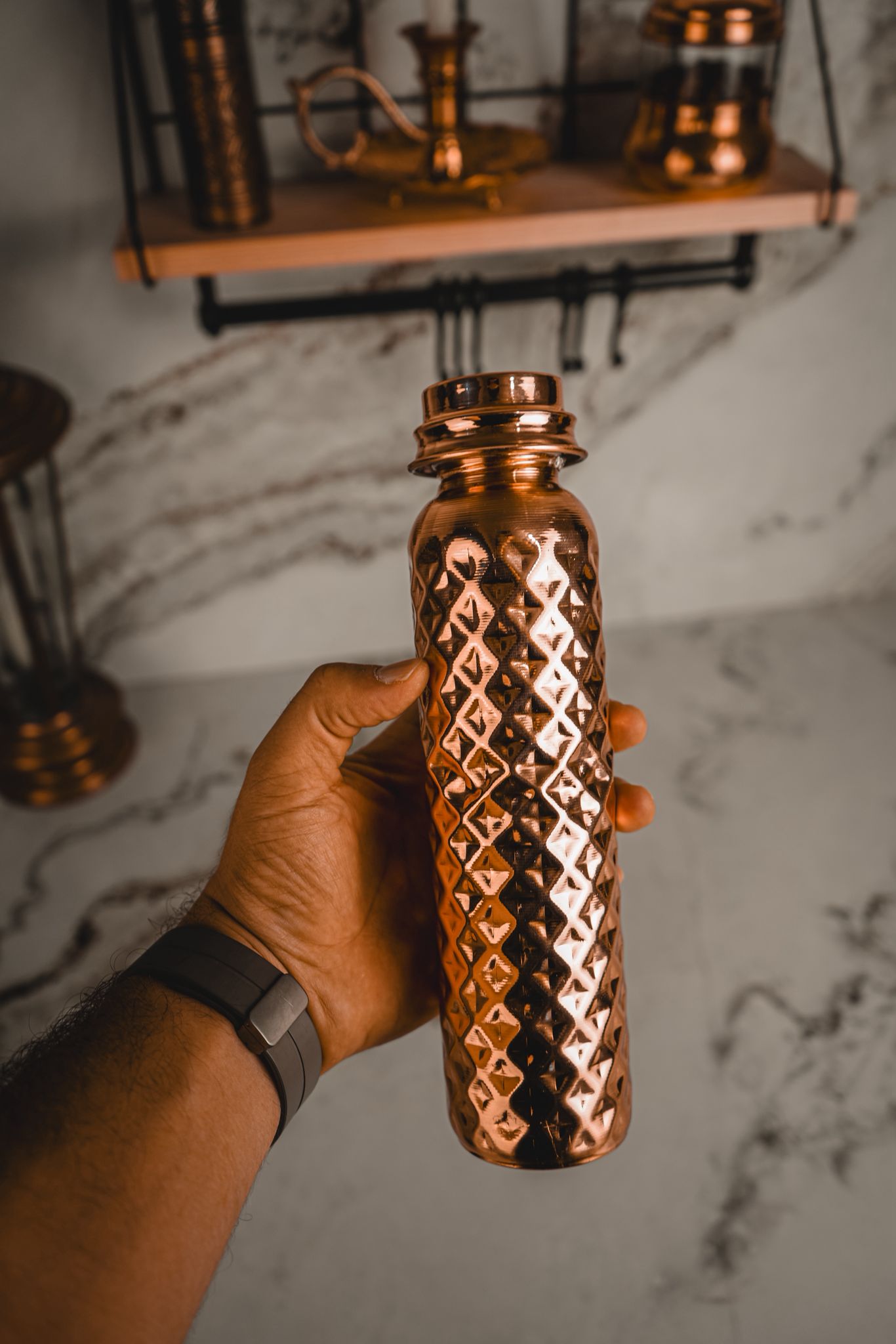 AS EL BAKIR ELİSAM MATARA KALAYLI 700 ml  KIRMIZI